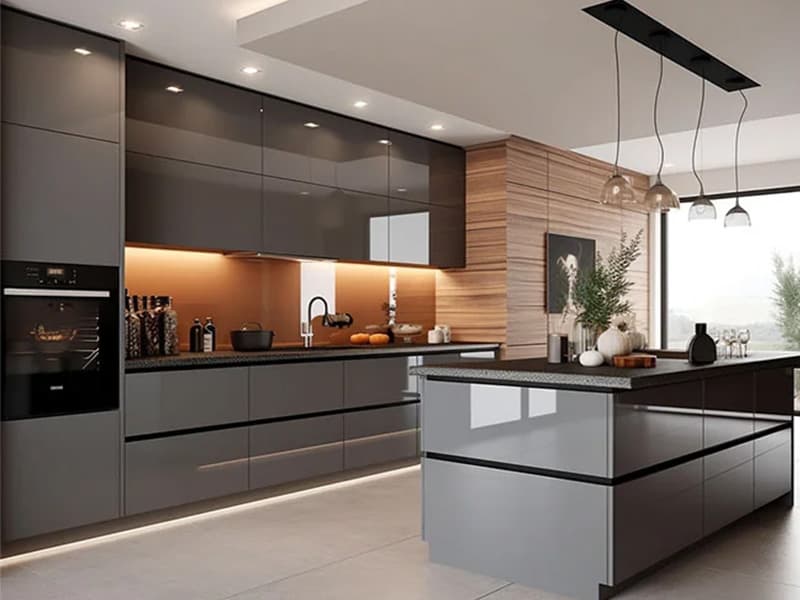 High Gloss Modern Kitchen Cabinet