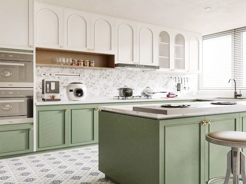 French Style Shaker Kitchen Cabinet