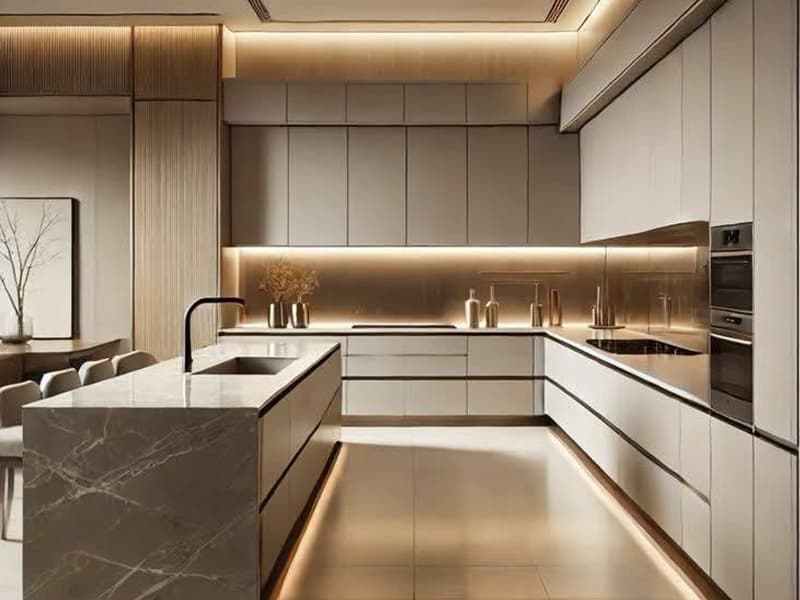 Modern simple kitchen cabinets