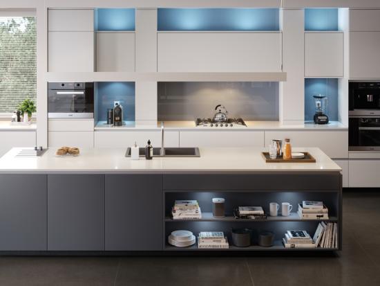 Matte White Kitchen Cabinet