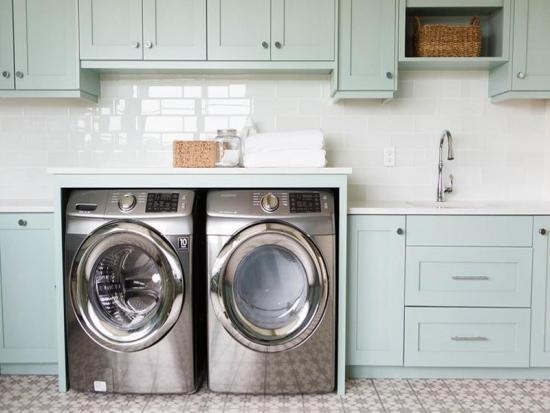Stylish Laundry Room Cabinets With Design