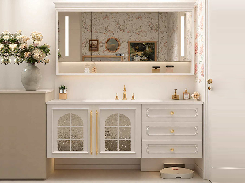 Quelles sont les caractéristiques des vanités de salle de bain françaises ?
